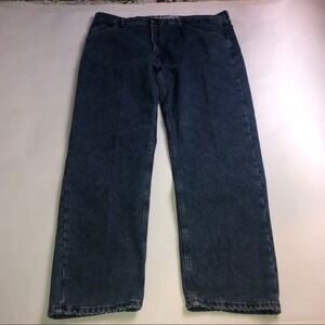 Gander Mtn Men's Flannel Lined Blue Jeans 42X32